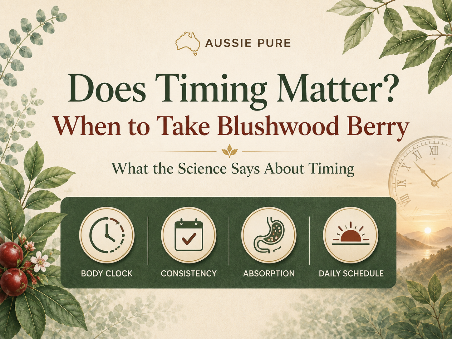 Does Timing Matter? When to Take Blushwood Berry