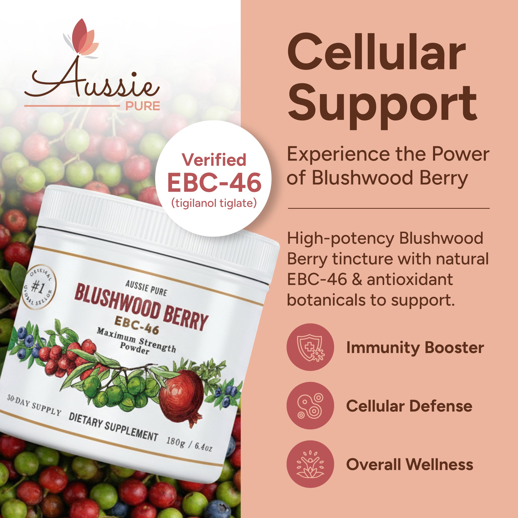 Blushwood Berry EBC-46 Maximum Strength Powder