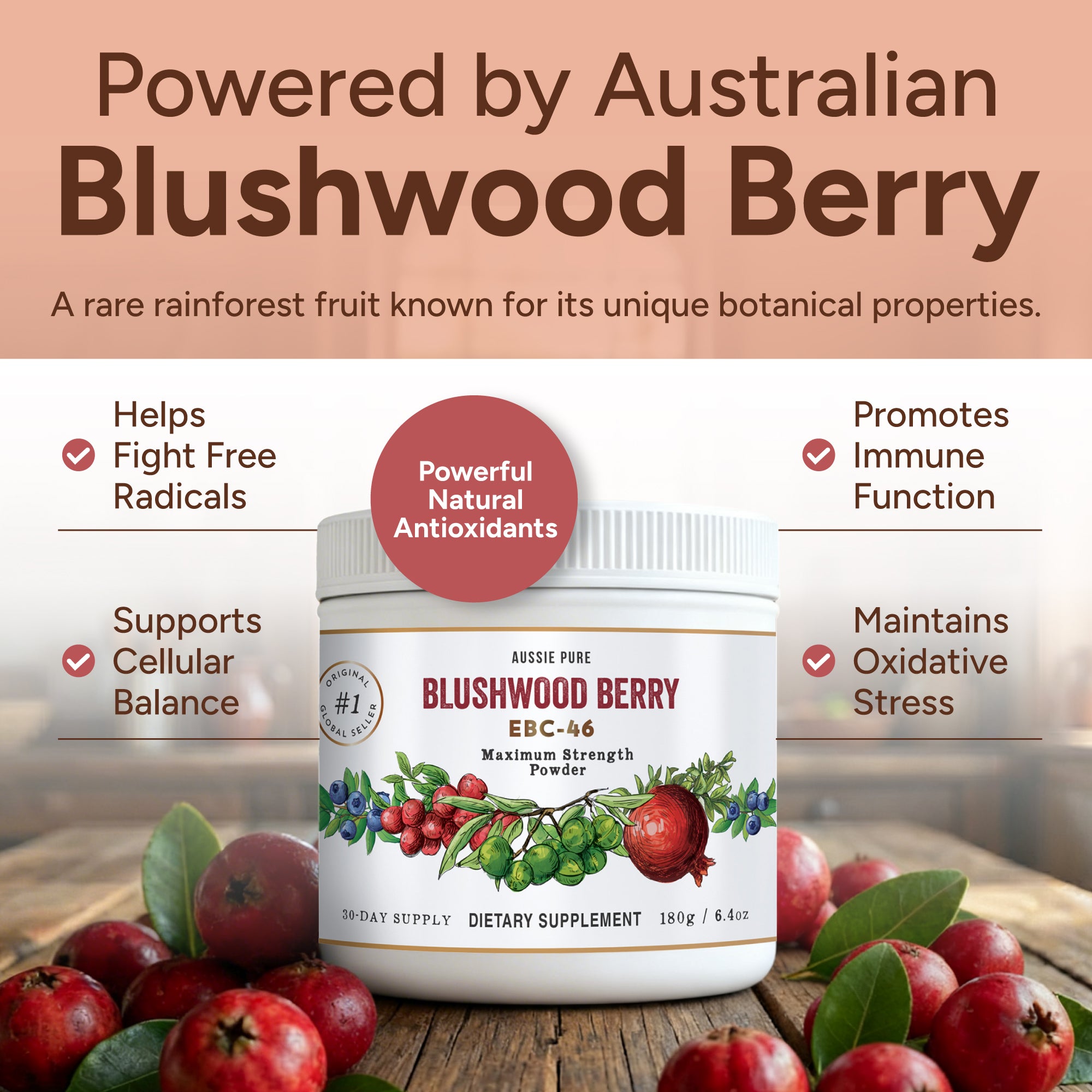 Blushwood Berry EBC-46 Maximum Strength Powder