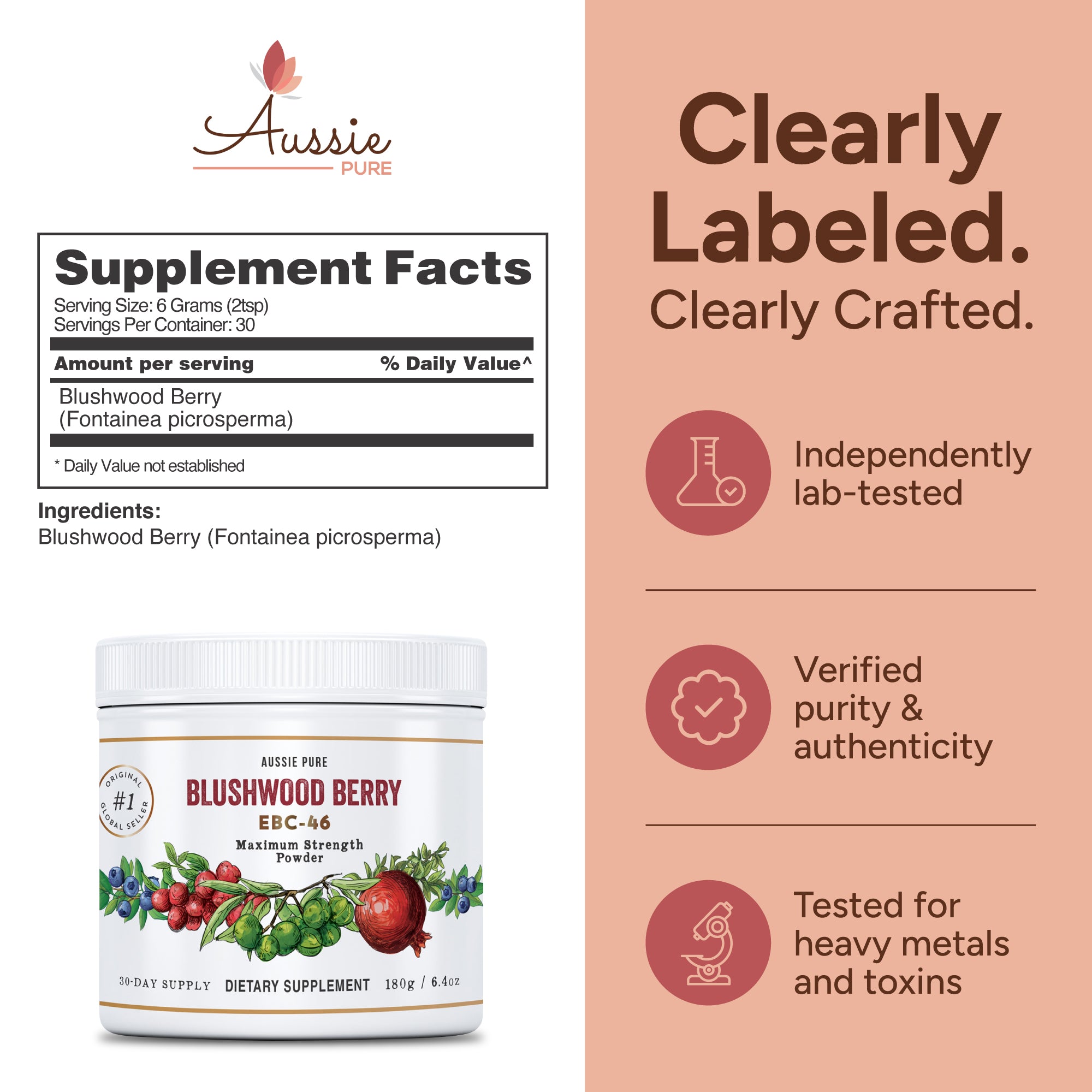 Blushwood Berry EBC-46 Maximum Strength Powder