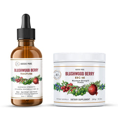 Blushwood Berry EBC-46 Maximum Strength Tincture and Powder - Oral and Topical Bundle