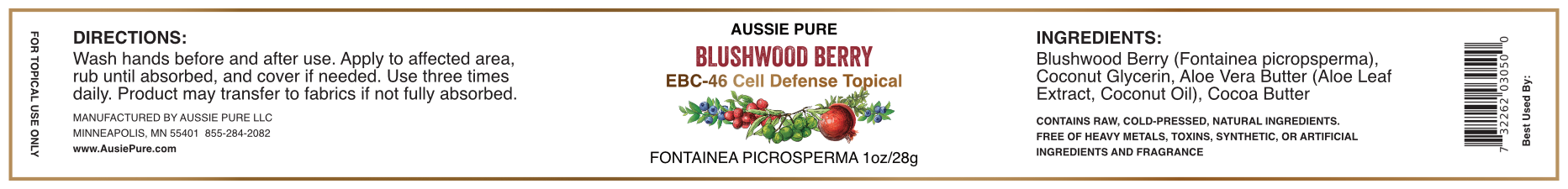 Blushwood Berry EBC-46 Tincture & Topical Ointment Bundle